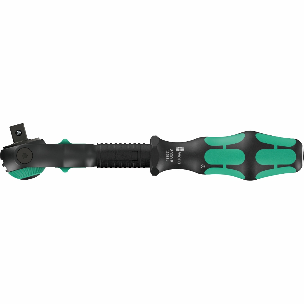 *จํากัด* Wera 8000 B Black Edition Zyklop Speed Ratchet พร้อมไดรฟ์ 3/8" 05135881001