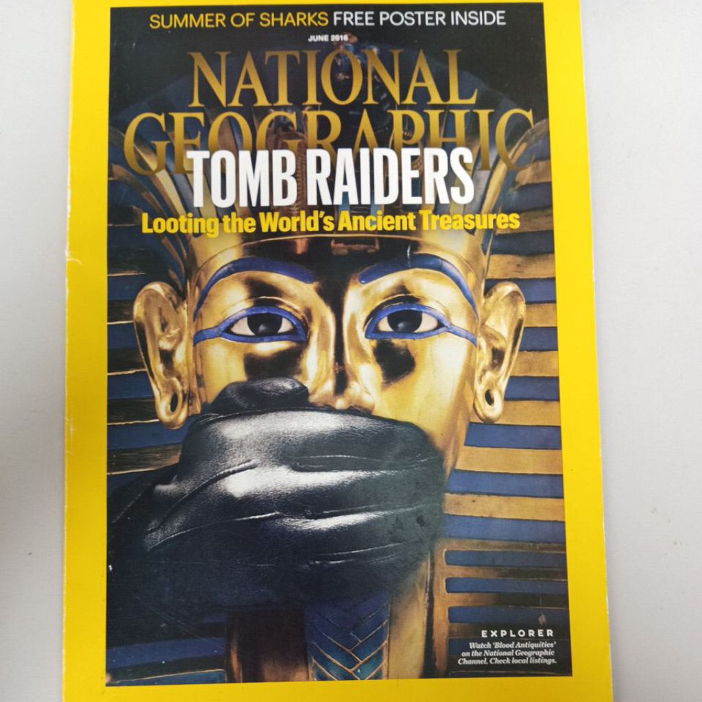 หนังสือมือสอง 29 national geographic tomb raiders june 2016