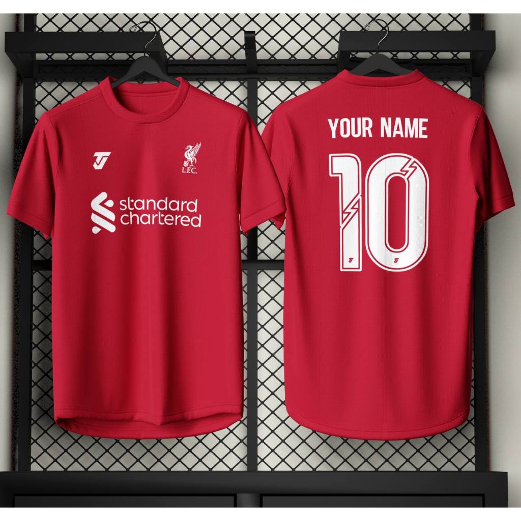 Jersi Liverpool Jersey Liverpool EPL Jersey สโมสรลิเวอร์พูลพร้อมชื่อที่กําหนดเอง