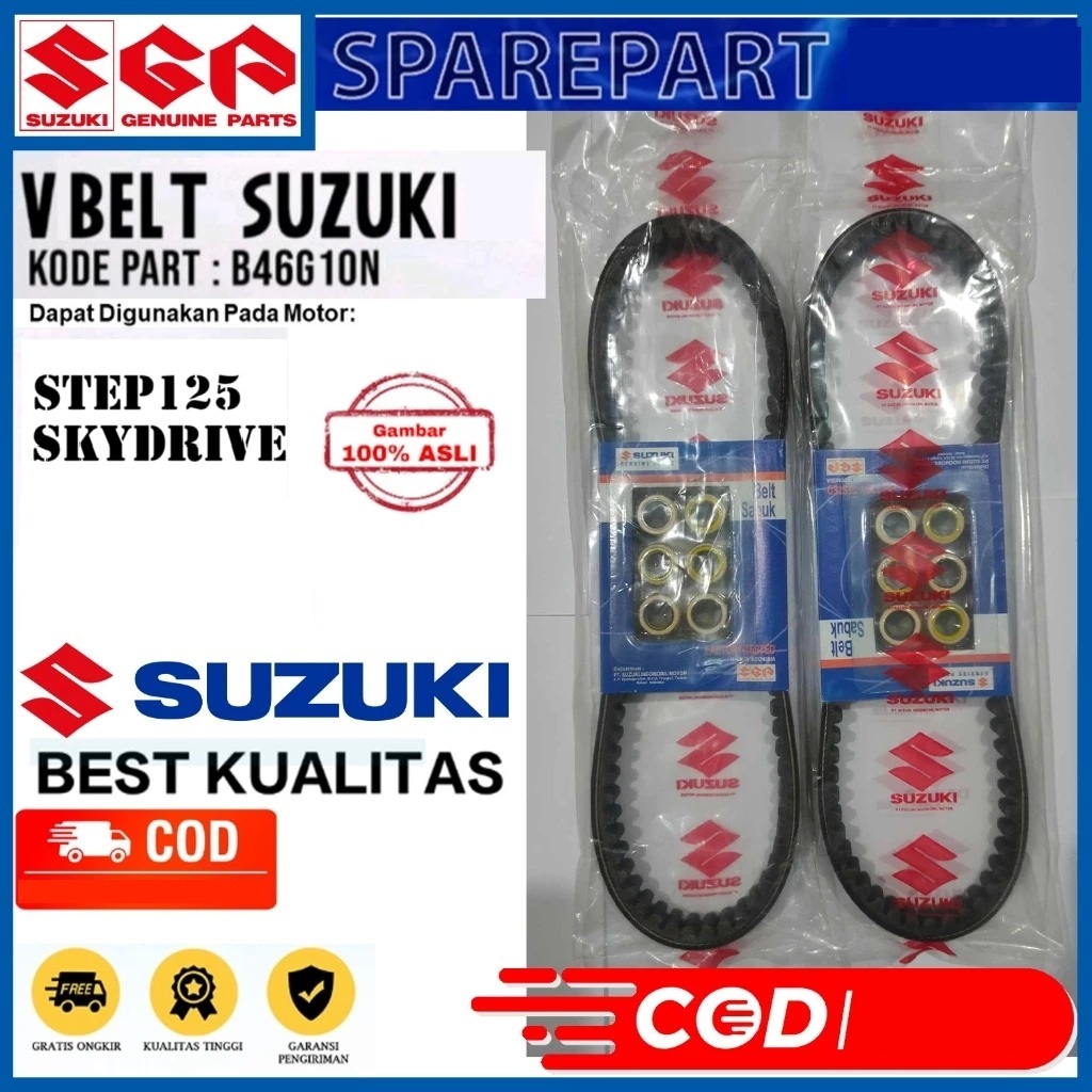 SUZUKI STEP / SKYDRIVE V-BELT + ชุดลูกกลิ้ง 0 B4GG10N TALI BELTING BELT V STEP125 125 SKY DRIVE SUZU