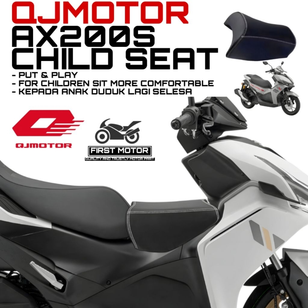 CHILD QJMOTOR AX200S AX 200S AX 200 S ที่นั่งอุปกรณ์เสริมอุปกรณ์เสริมอุปกรณ์เสริม