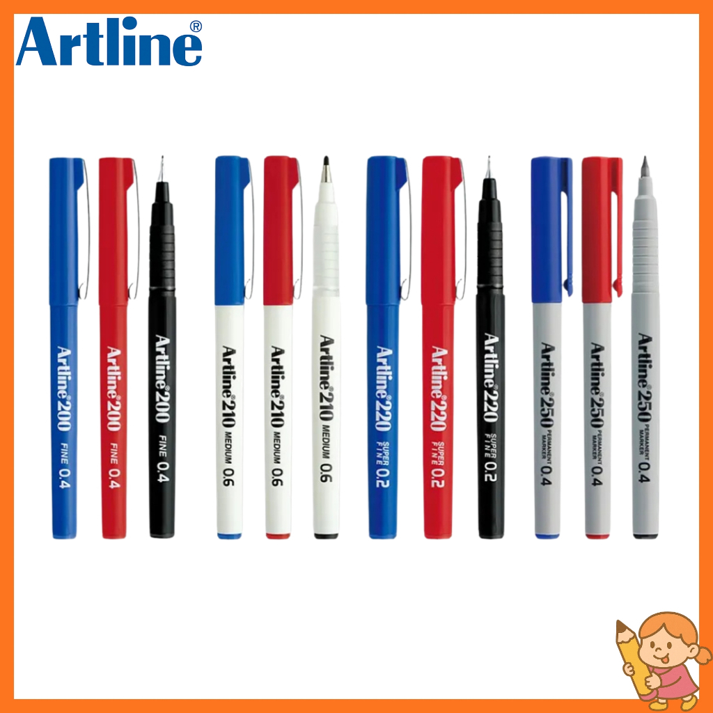 ARTLINE 200 / ARTLINE 210 / ARTLIN 220 / ARTLINE 250 / ARTLINE WRITING PEN