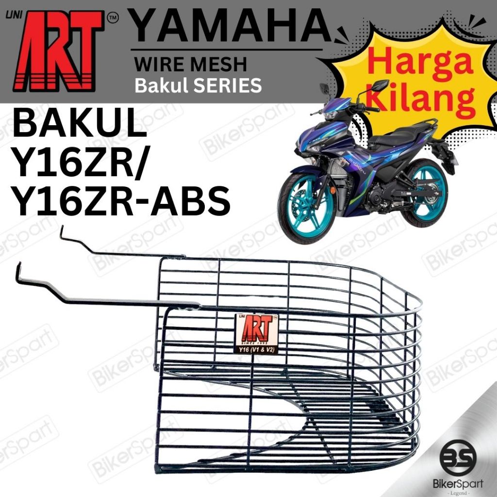 Uni Art Yamaha Y16 Y16ZR Y16ZR ABS ตะกร้า Bakul คุณภาพสูงฟรี Bolt & Nut Motor bakul