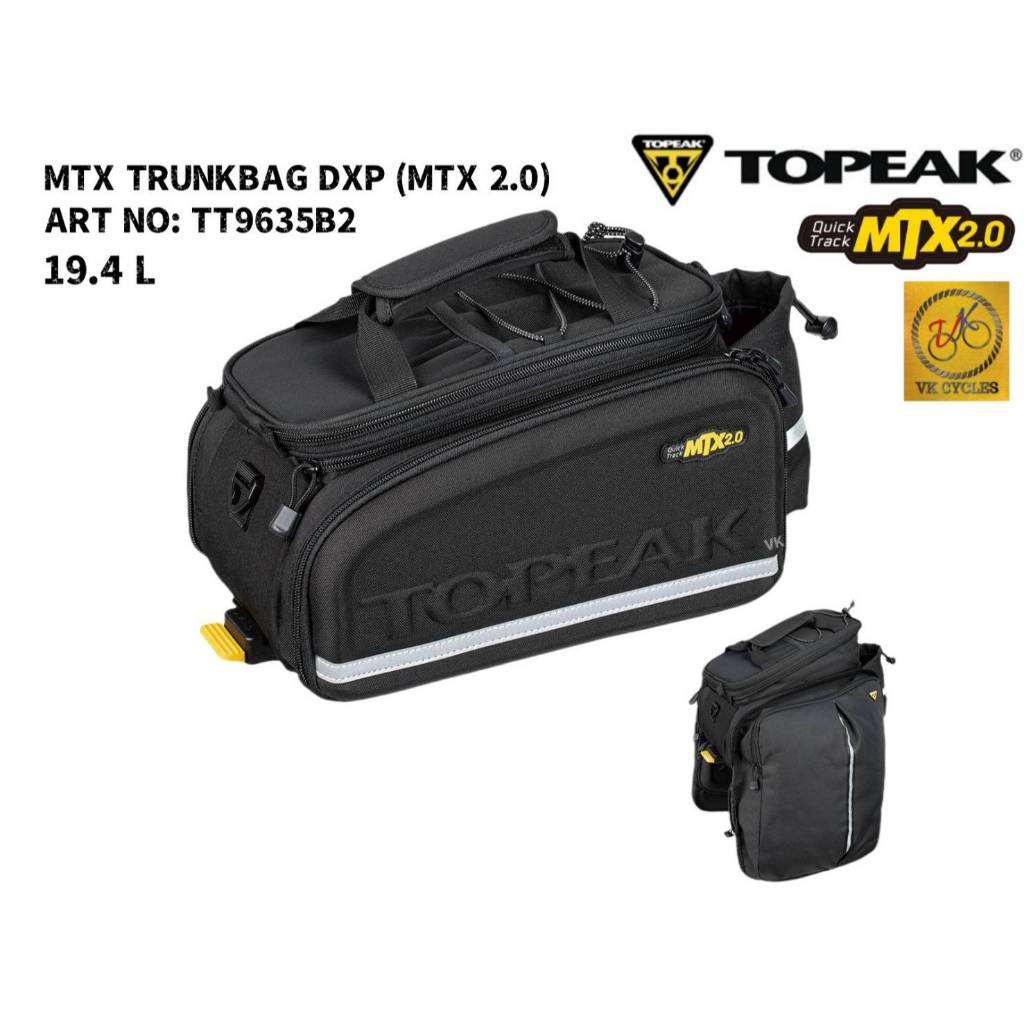 TOPEAK MTX Trunkbag DXP (MTX 2.0) CARRIER BAG BIKE