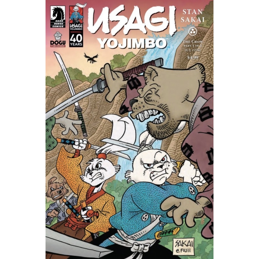 Usagi Yojimbo The Crow - COMPLETE SET 5 COMICS - หนังสือการ์ตูน - -