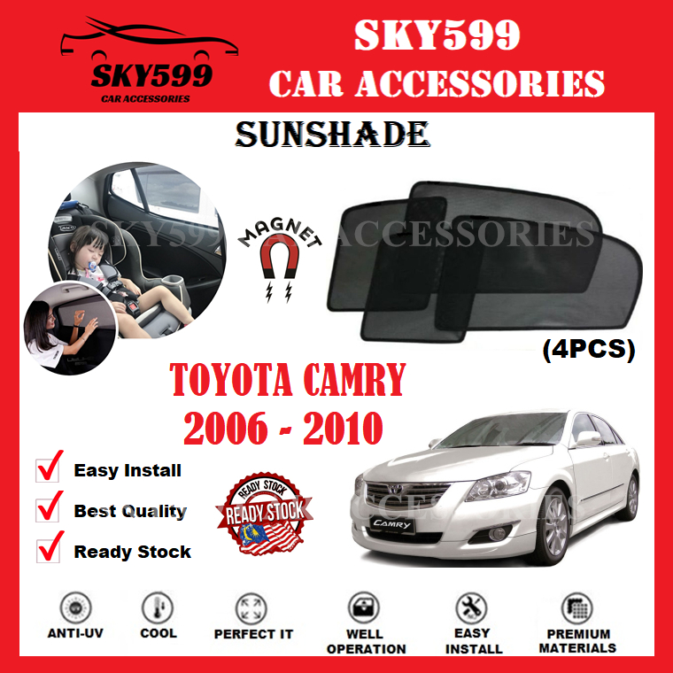 (แม่เหล็ก)ม่านบังแดด Toyota Camry 2006-2010 Epic [4 ชิ้น]