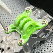 [GIJO] 3D พิมพ์ TPU GoPro Mount สําหรับ iFlight Nazgul5 V2 FPV Racing Drone