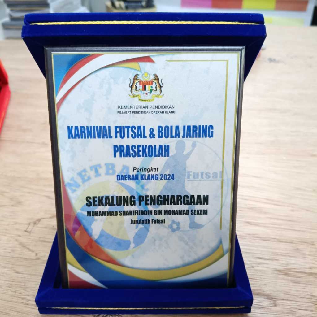 VELVET BOX / VELVET PLAK / AWARD PLAK / PLAK สําหรับ AWARD