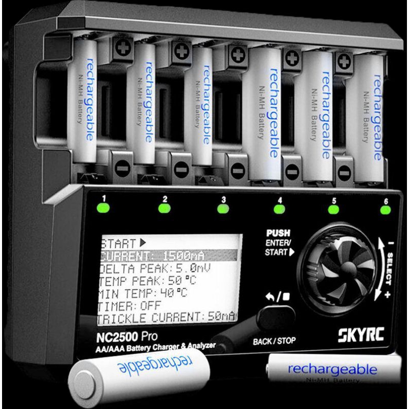 เครื่องชาร์จ SKYRC NC2500 PRO สติ๊กเกอร์ TAMIYA MINI 4WD