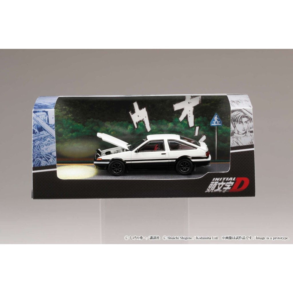 HOBBY JAPAN 1/64 HJ641052DB TOYOTA SPRINTER TRUENO GT APEX AE86 / INITIAL D ENGINE MOUNTED รุ่น VS K