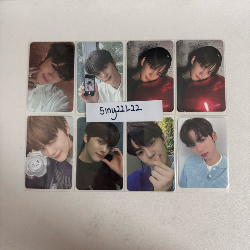 WTS Zerobaseone การ์ดรูปถ่ายอย่างเป็นทางการ yujin gyubin jiwoong Zb1 การ์ดรูปถ่าย