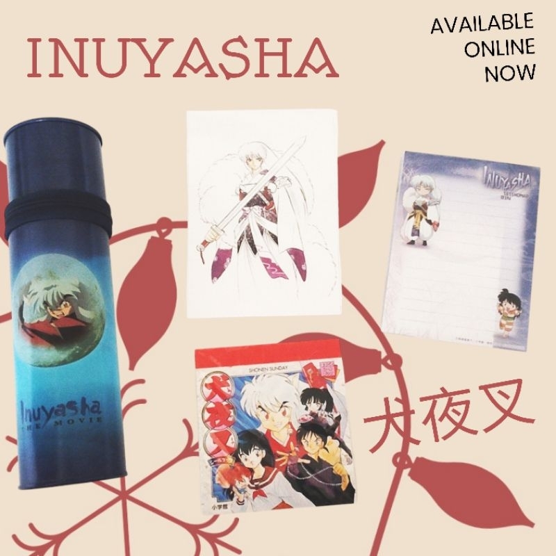 INUYASHA ( 夜 ) : VARIED LINEUP OF MERCHANDISE GOODS OCT22 !!️-( % official & authentic Japan edition