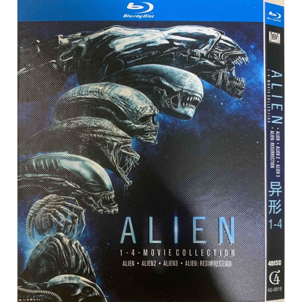 Import Blu-ray Alien 1-4 Movie Collection (4 แผ่น)