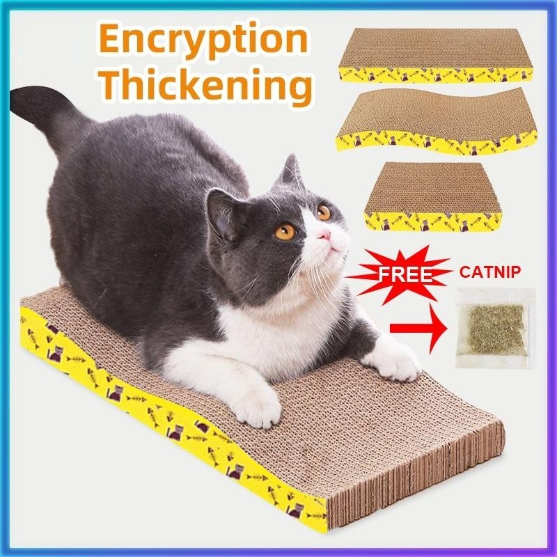 Cat Scratcher Board ลูกฟูก Scratching Papan Garu Kucing Papan Garu Kucing Papan Garu Kucing 猫板猫玩具