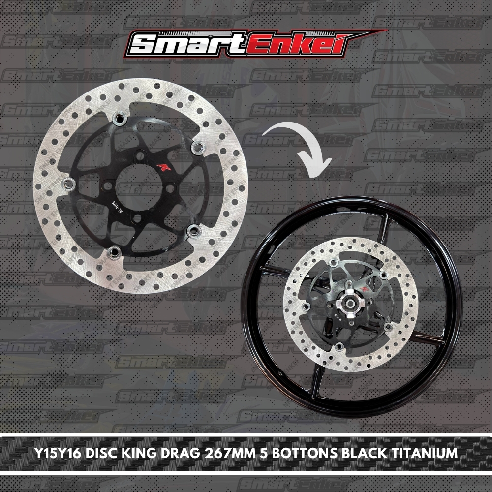 Y15/Y16 DISC KING DRAG 267MM 5 ปุ่ม