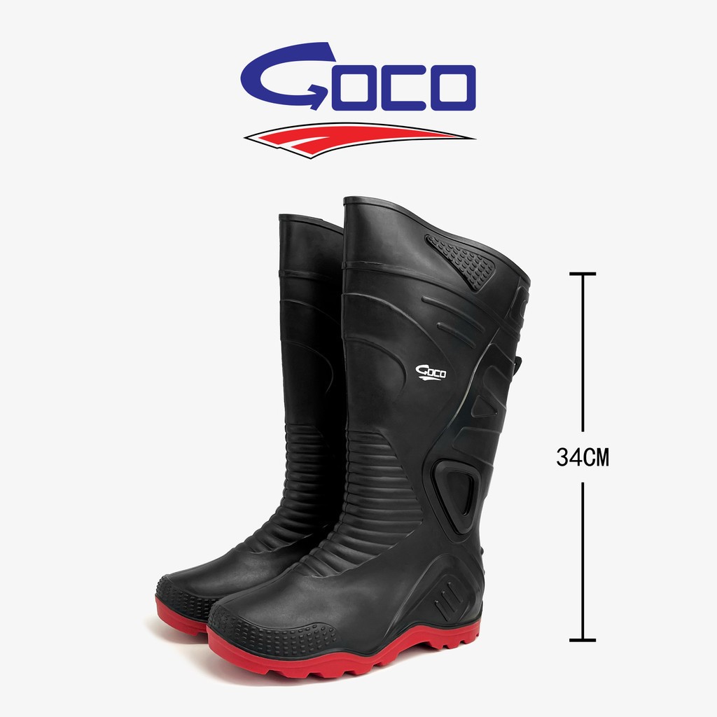 GOCO RUBBER RAIN BOOTS/ SAFETY PVC BOOTS GOCO 981