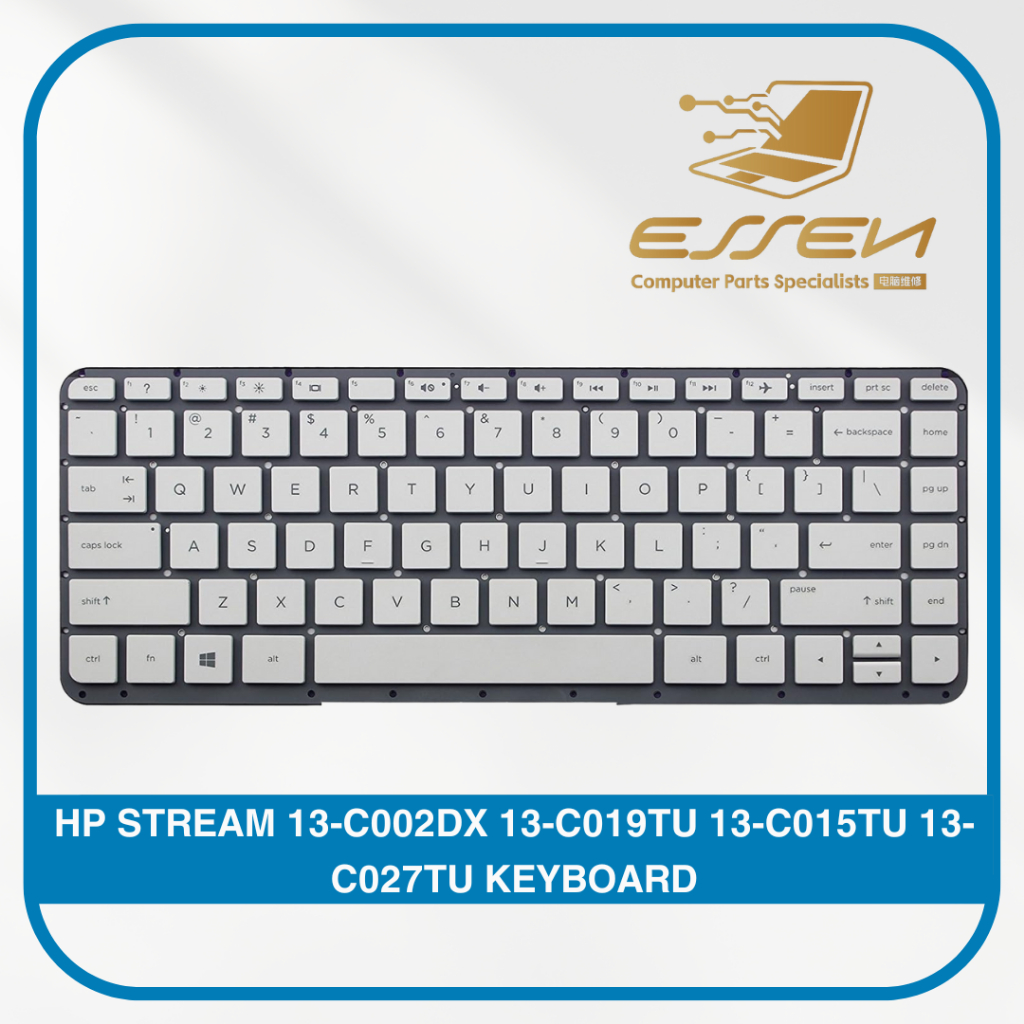 แป้นพิมพ์ทดแทนสําหรับ HP STREAM 13-C002DX 13-C019TU 13-C015TU 13-C027TU คีย์บอร์ด