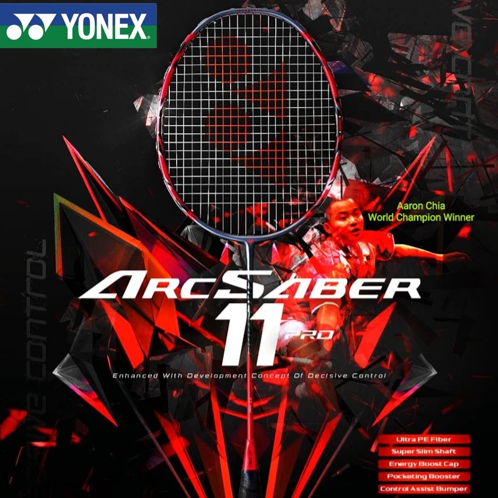 Yonex ARCSABER 11 PRO ไม้แบดมินตันคาร์บอนเต็มเดี่ยว 4U 26-30LBS 83g