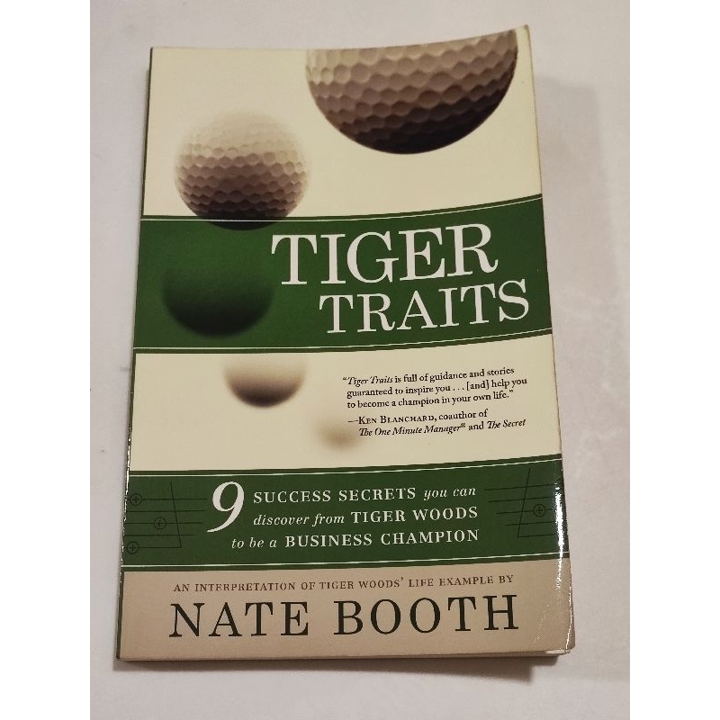 (ENG) Nate Booth - Tiger Traits: 9 Success Secrets You สามารถค้นพบจาก Tiger Woods to Be a Business C