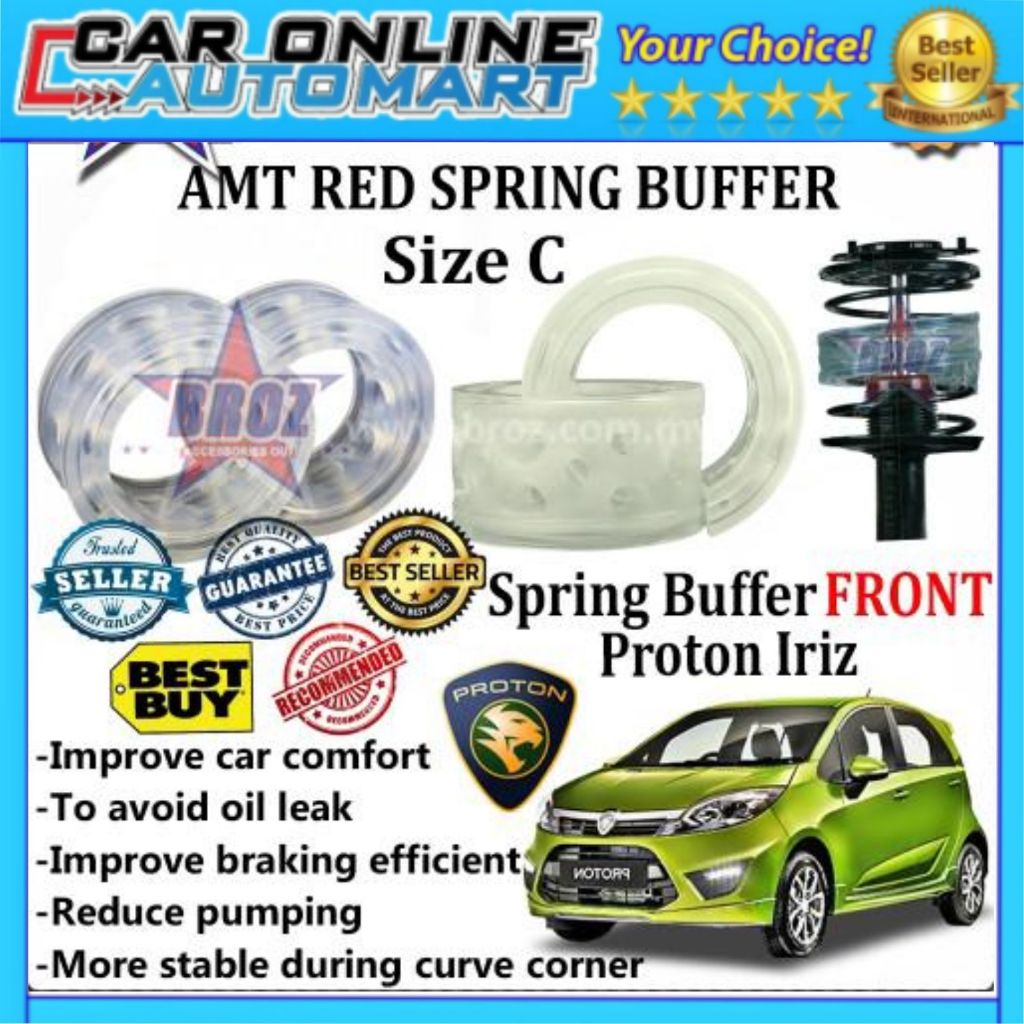 Proton Iriz OEM Front C-Type Car Shock Absorber Buffer - โปร่งใส