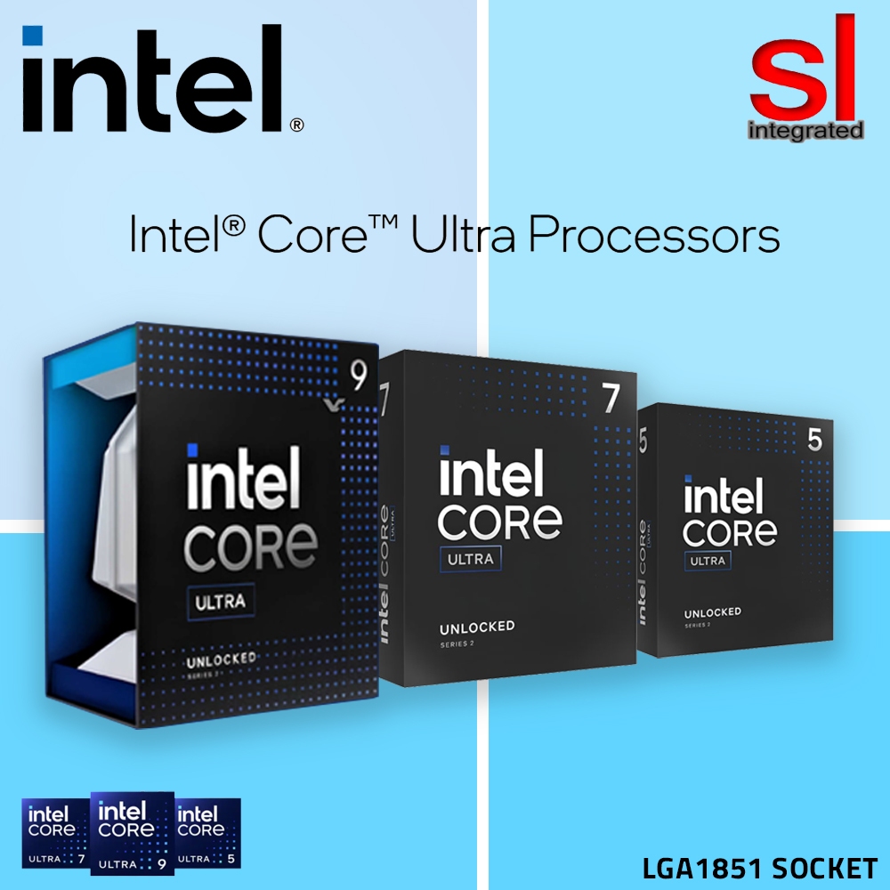 โปรเซสเซอร์ Intel Core Ultra 200S Series - Ultra 5 245K/Ultra 7 265KF/Ultra7 265K/Ultra 9 285K