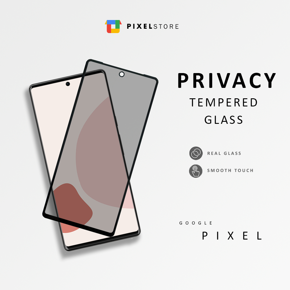 Google Pixel PRIVACY TEMPERED GLASS 10a/10/10Pro/10ProXL/9a/9/9Pro/9ProXL/8a/8/8Pro/7a/7/6a/6/5a/5/4