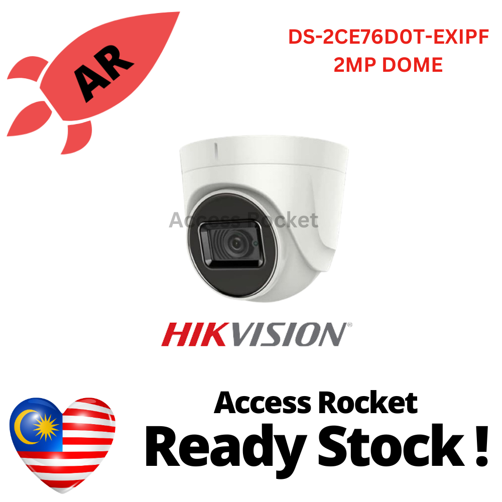 HIKVISION กล้องวงจรปิด DS-2CE76D0T-EXIPF/2.8MM 2MP Analog Full HD 1080P 4 In 1 Indoor IR Dome Camera