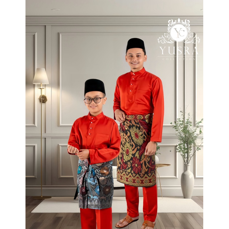 BAJU MALAY BURN ORANGE CAKE MUANG และ TELUK BELANGA