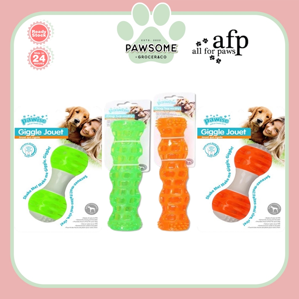 Pawise Interactive Giggle Jouet/Squeaky Stick ของเล่นสุนัขสําหรับสุนัข