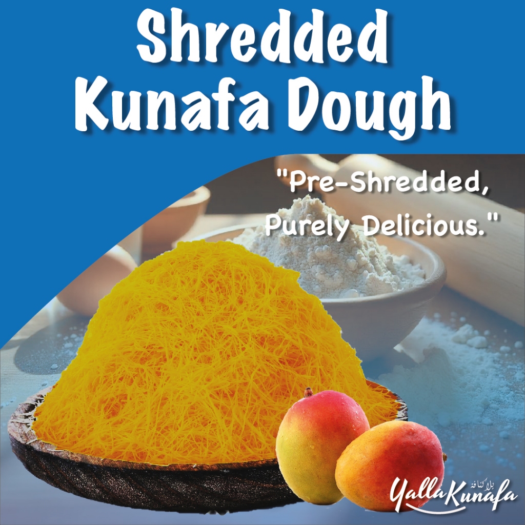 Shredded Kunafa Dough / Pastry Kunafa / Kunafa Raw Mango Flavor Shredded Kunafa Dough 500g - 1Kg by 