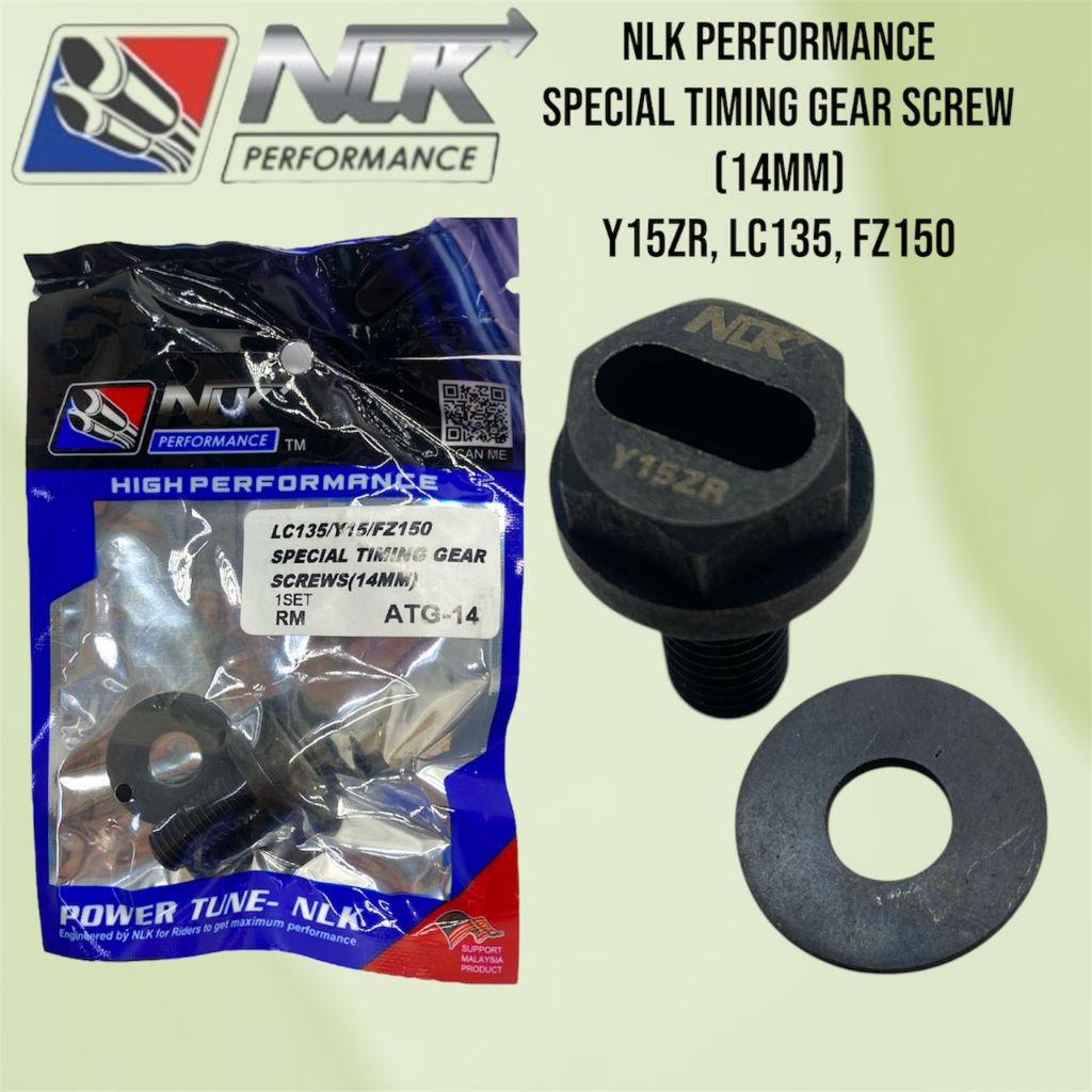 NLK PERFORMANCE TIMING GEAR SCREW พิเศษ 14MM Y15ZR,LC135,FZ150 NLK PERFORMANCE