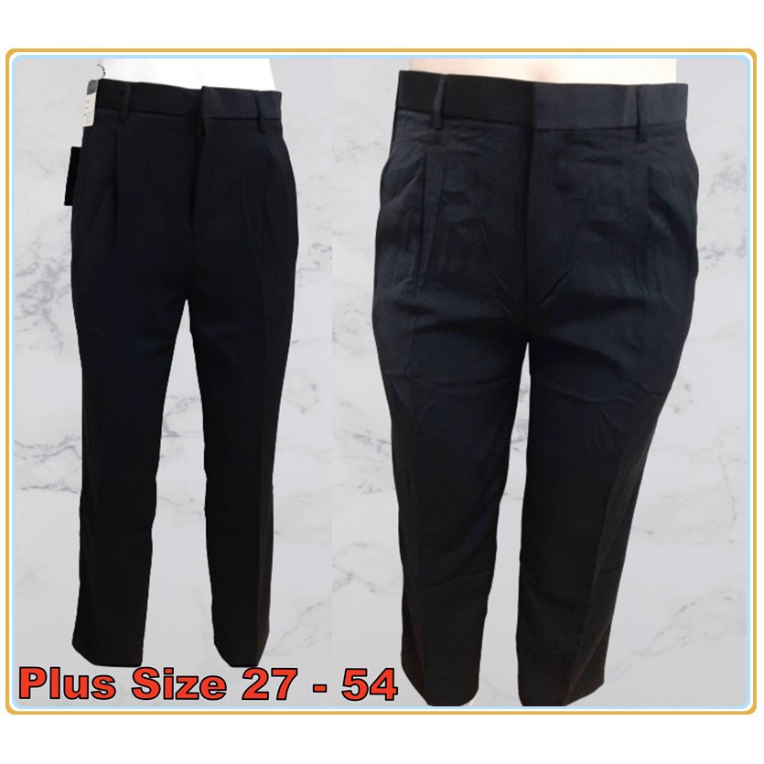 SFS 328 Seluar Slack Lelaki Plus Size 27 - 54 Men Business Slack Pants Blue Black & Black