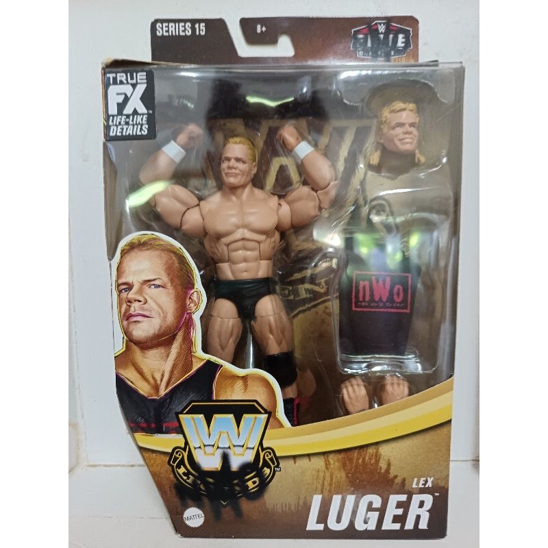 Mattel WWE Elite Legends Series 15 Lex Luger NWO Wolfpac Wrestling Action Figure