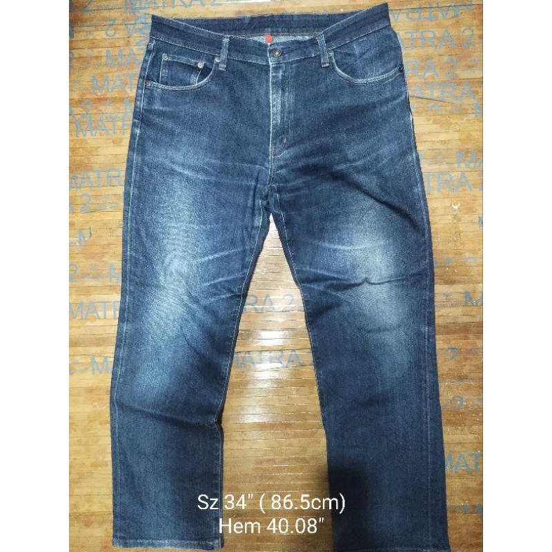 Vintage Uniqlo "ยืดได้" Relax Fit Sz 34"( 86.05cm)