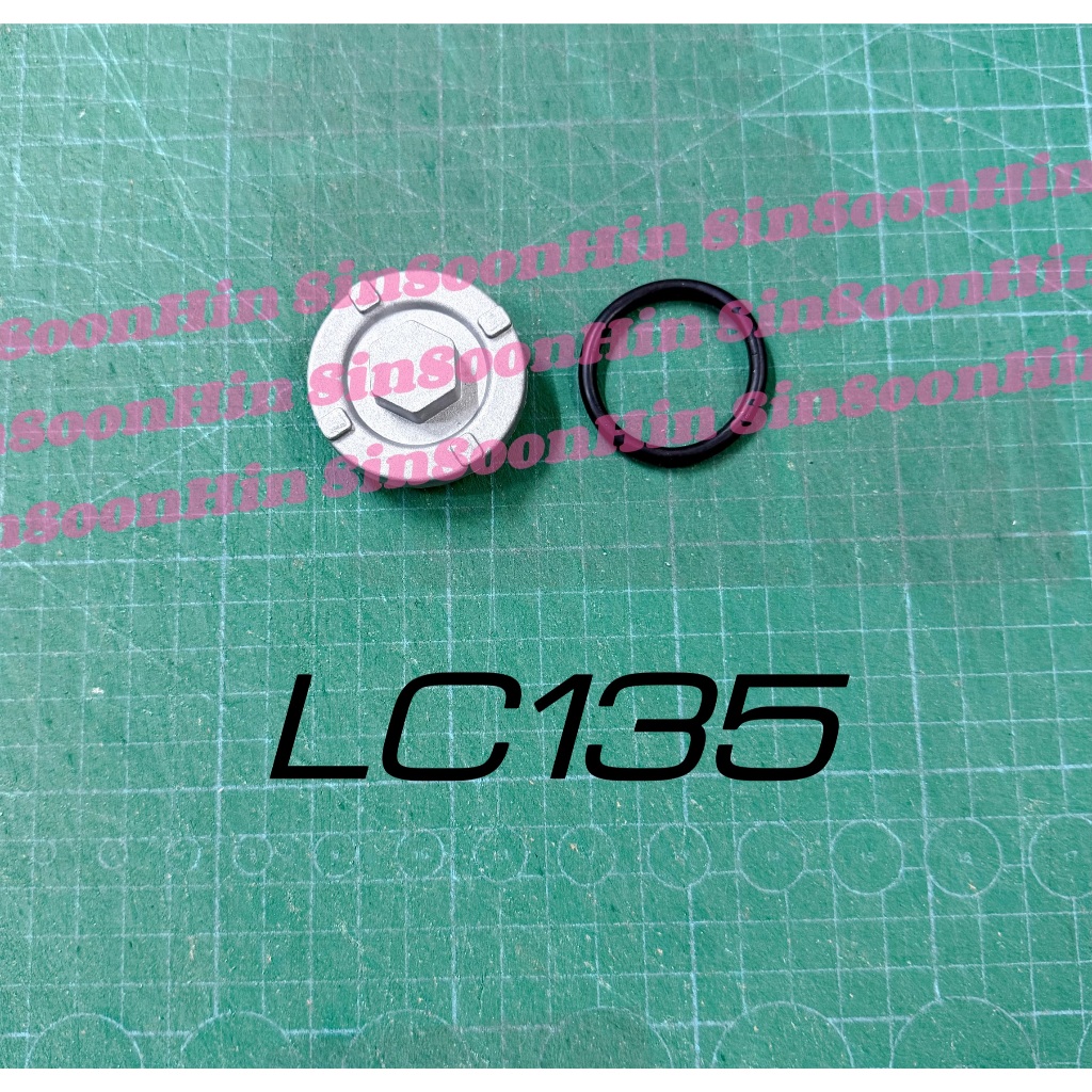 LC135 Y15ZR Y16ZR Oil Cap & O-Ring / ปลั๊กท่อระบายน้ําปลั๊กปลั๊ก 135lc y15 y16 ysuku