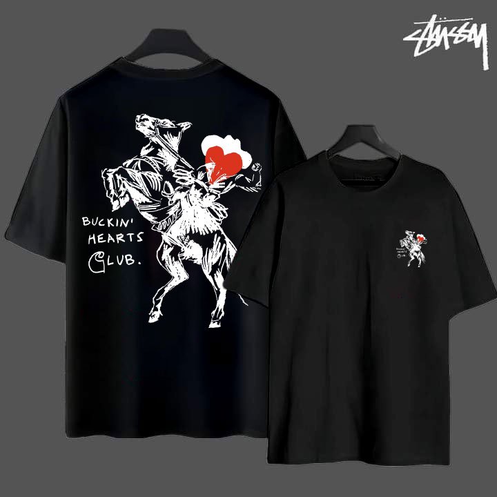 HRS01* Baju T เสื้อ Unisex ผ้าฝ้ายพรีเมี่ยม 100% คุณภาพสูงพิมพ์รอบคอ T Shiert 2024 Viral T