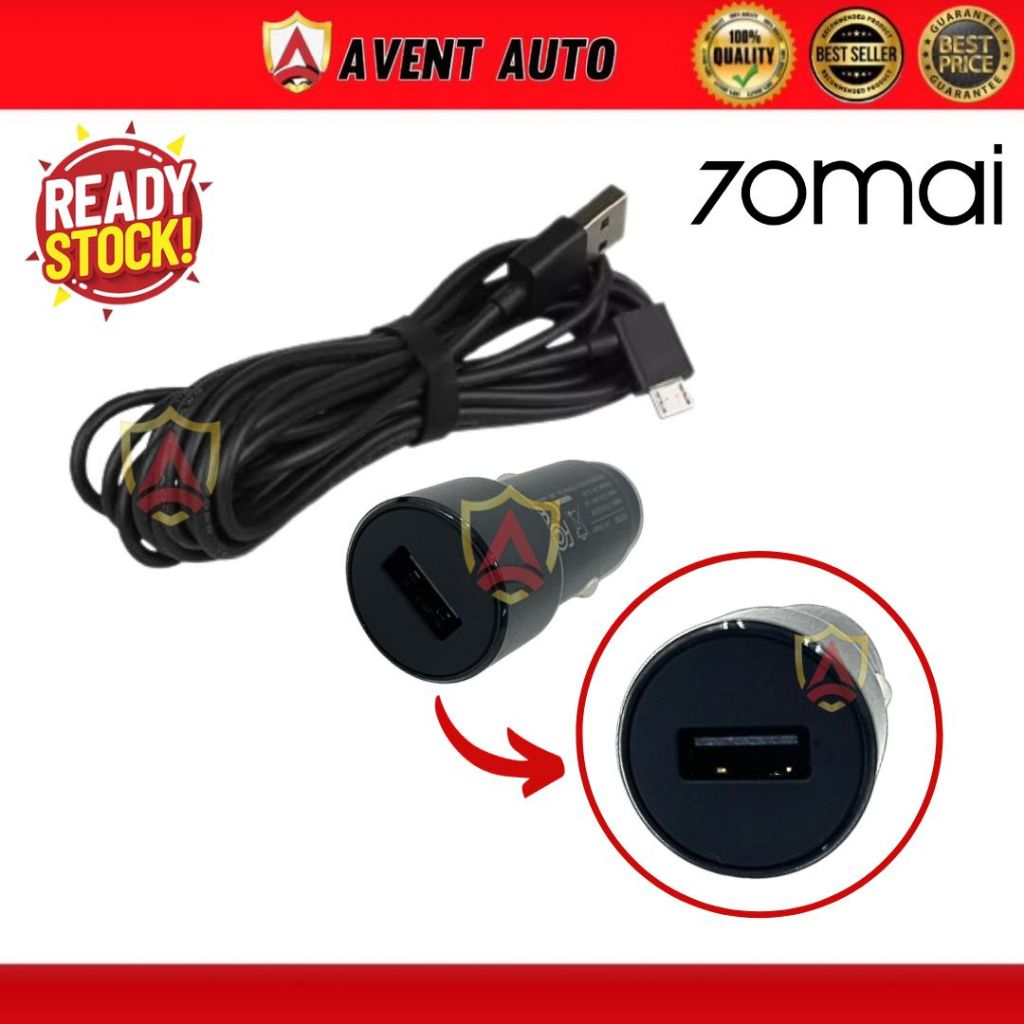 Dual / Single USB Car Charge Port 70mai Car Charger 70mai M300 A400 A500S A800S A810 Dashcam