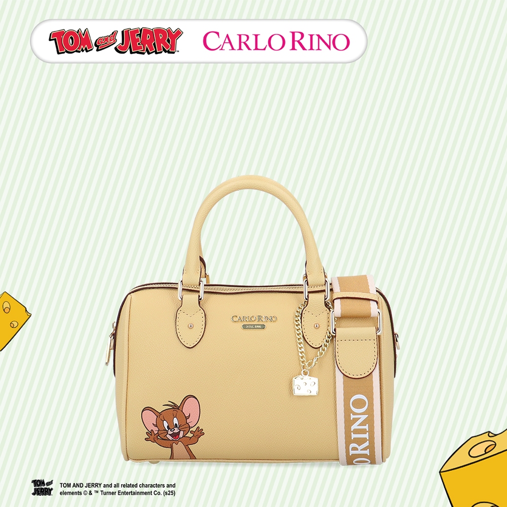 กระเป๋า Carlo Rino Tom and Jerry Bowler - สีเหลือง