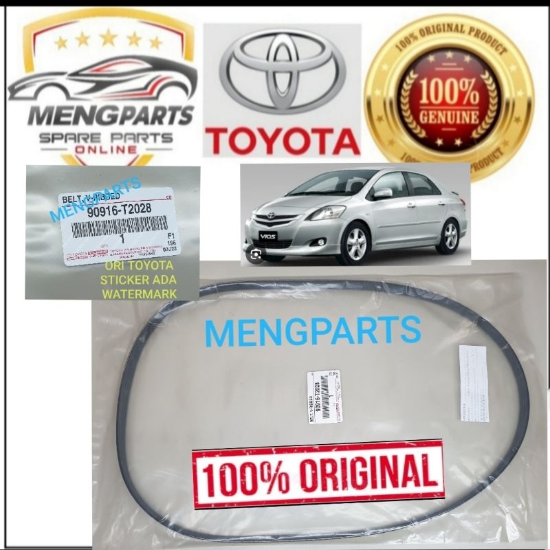 TOYOTA VIOS NCP93 FAN BELTING 4PK1220 90916-T2028