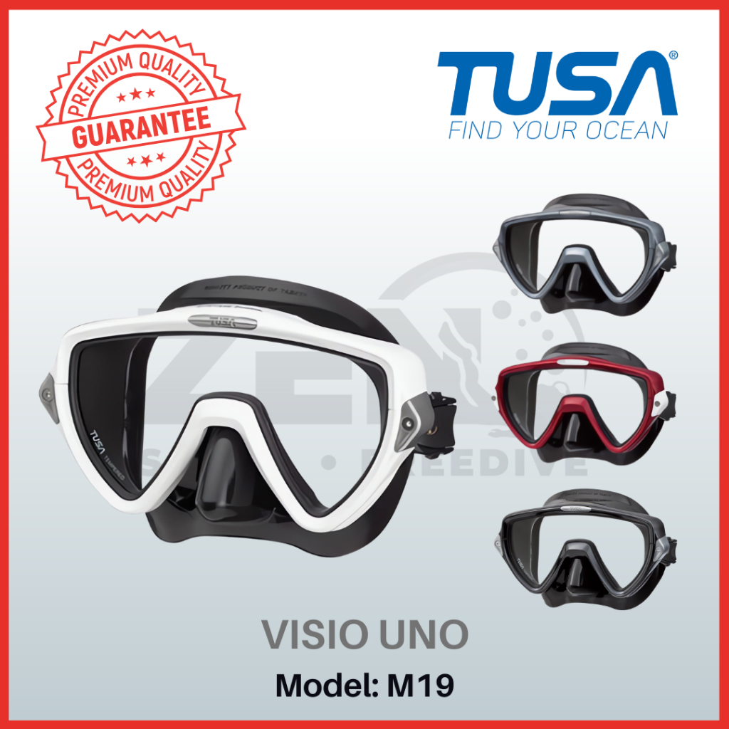 Tusa Visio Uno หน้ากากดําน้ํา M19 ดําน้ําตื้น ดําน้ํา