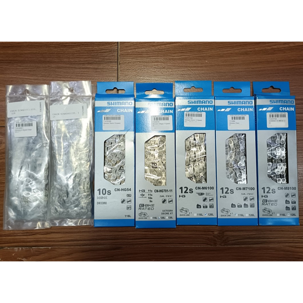 โซ่จักรยาน Shimano 6/7/8/9/10/11/12 ความเร็ว s M8100 HG40 HG73 HG701 IG51 HG701 แผนที่ MTB จักรยาน B