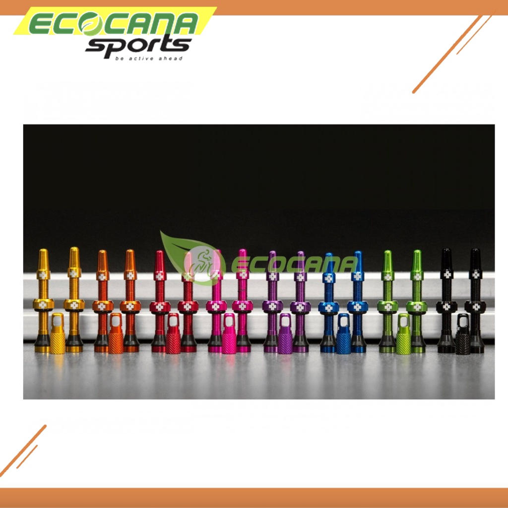 MUC-OFF BICYCLE TUBELESS VALVES 44MM สี
