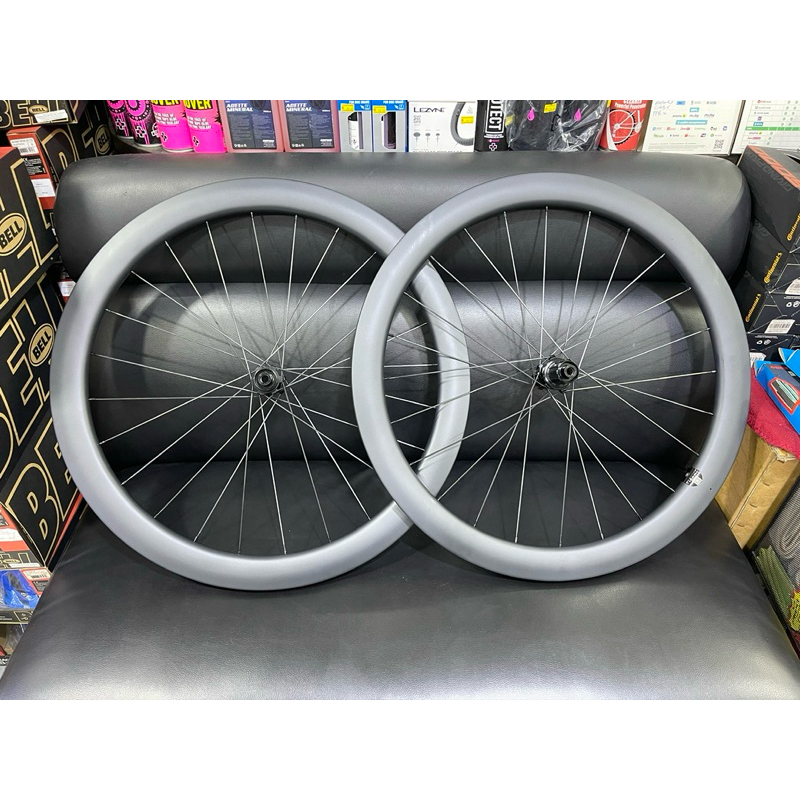 BOSSO Wheelset คาร์บอน 50 มม. Thru Axle 100x142mm ดิสก์เบรก Center Lock รองรับ Tubeless และยางใน RD0