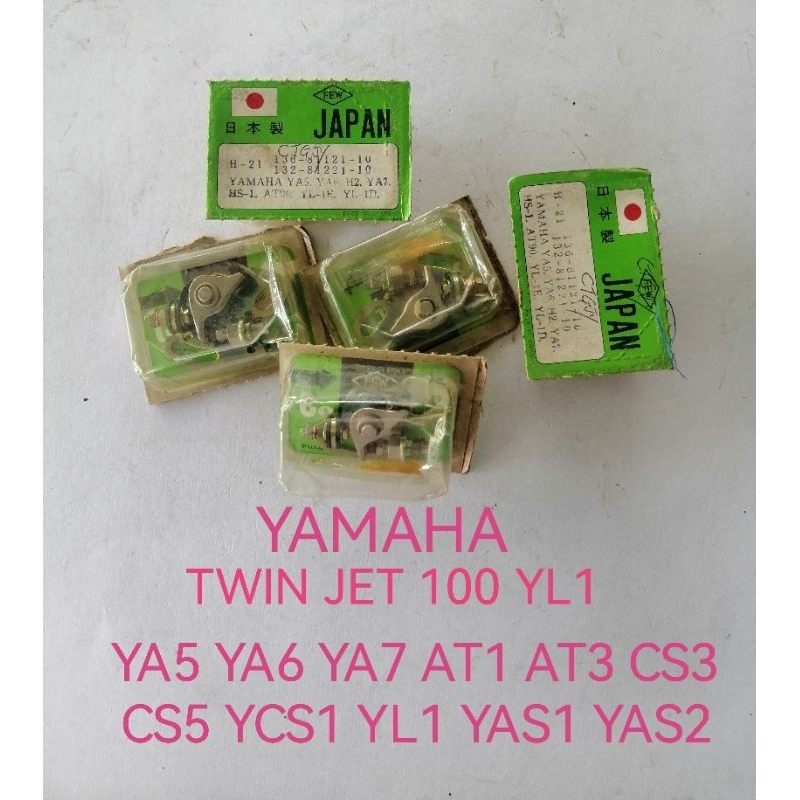 YAMAHA TWIN JET 100 YL1 YA5 YA6 YA7 AT1 AT3 YL1 CS3 CS5 YCS1 YAS1 YAS2 NOS POINT CONTACT JAPAN