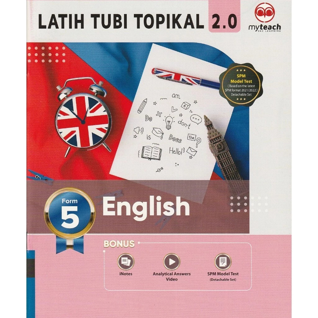 OMG LATIH TUBI TOPIKAL 2.0 KSSM SPM ENG / ENG / ENGLISH FORM 5