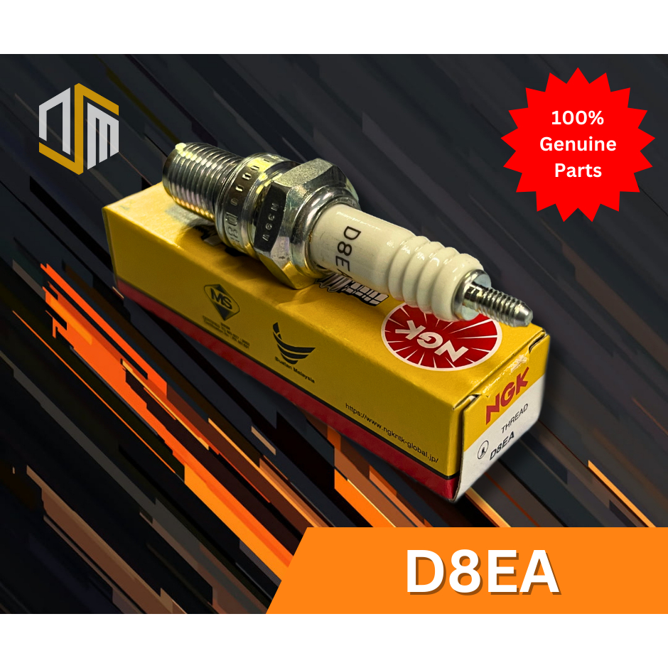 NGK SPARK PLUG - D8EA F650/WINDSTAR/XJ550/XT125/XT225/CB125/CB200/SL125/XR250/CS125/SP370/KLR600/Z50