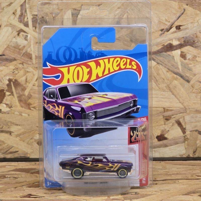 HOT WHEELS 68 CHEVY NOVA SUPER TREASURE HUNT STH | ฟรี ฝาครอบการ์ด PROTECTOR