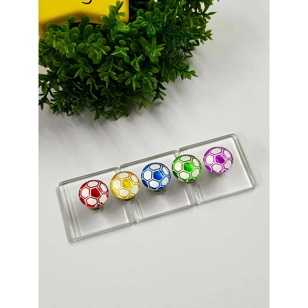 Butang Baju Melayu Bola 3D Glass เรซิ่น