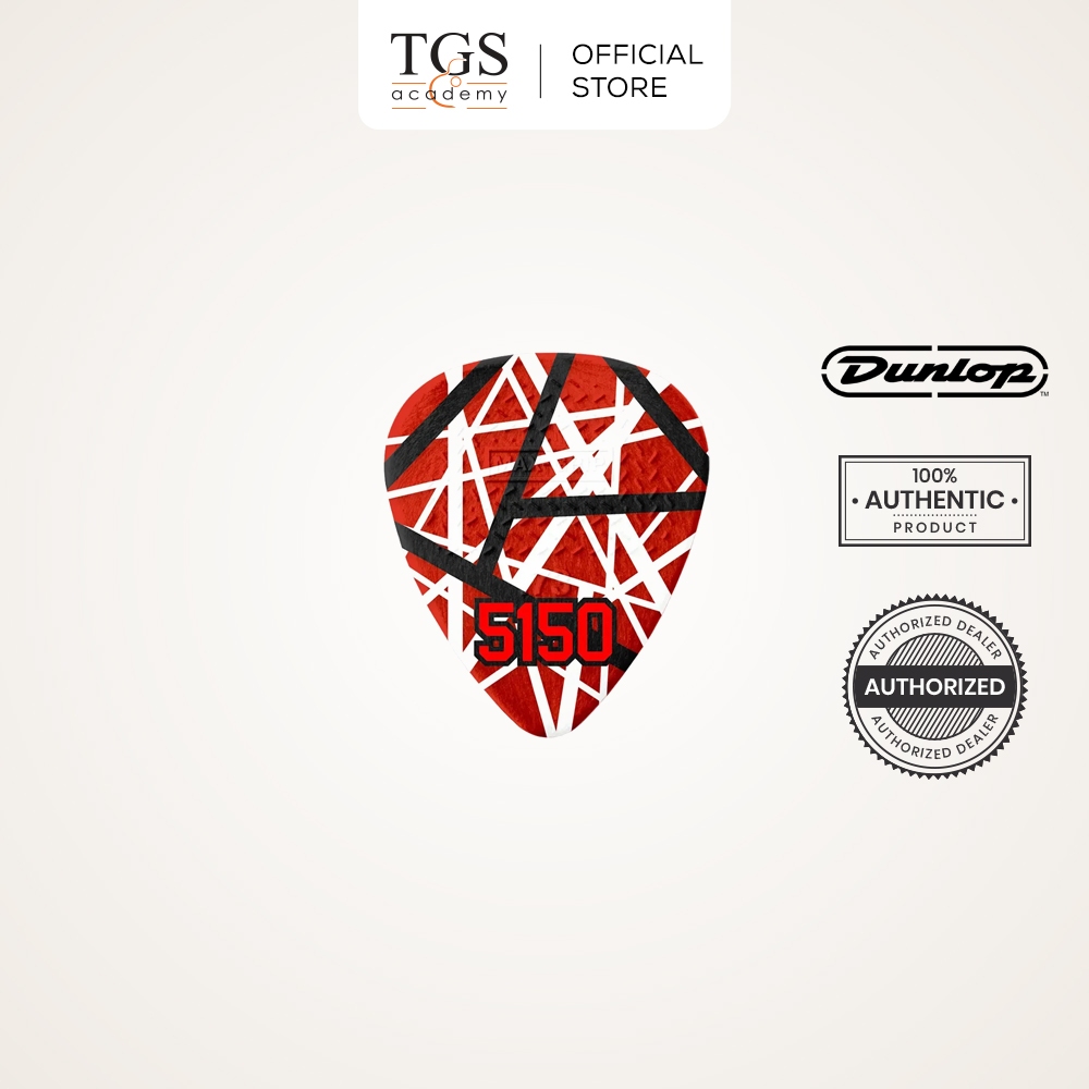 Jim Dunlop EVHP08 Eddie Van Halen EVH 5150 Max Grip Guitar Pick (0.60mm)