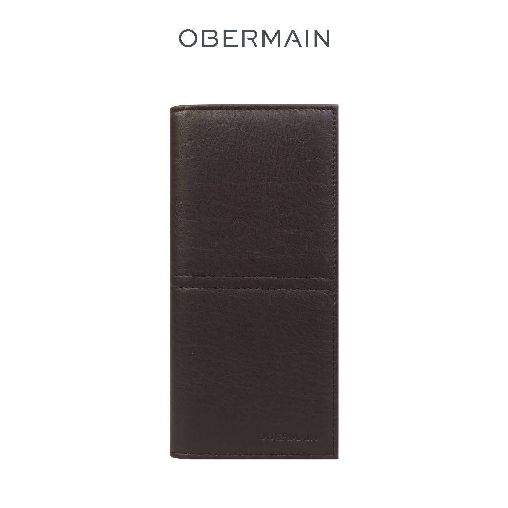 OBERMAIN RFID Long Wallet / Leather / Brown / OBW280G3 (240311B2)